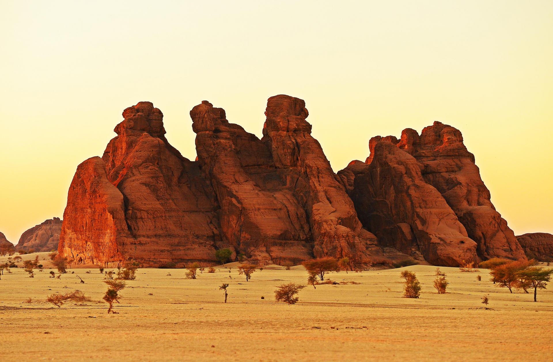 Landscape near Fada, northeastern Chad