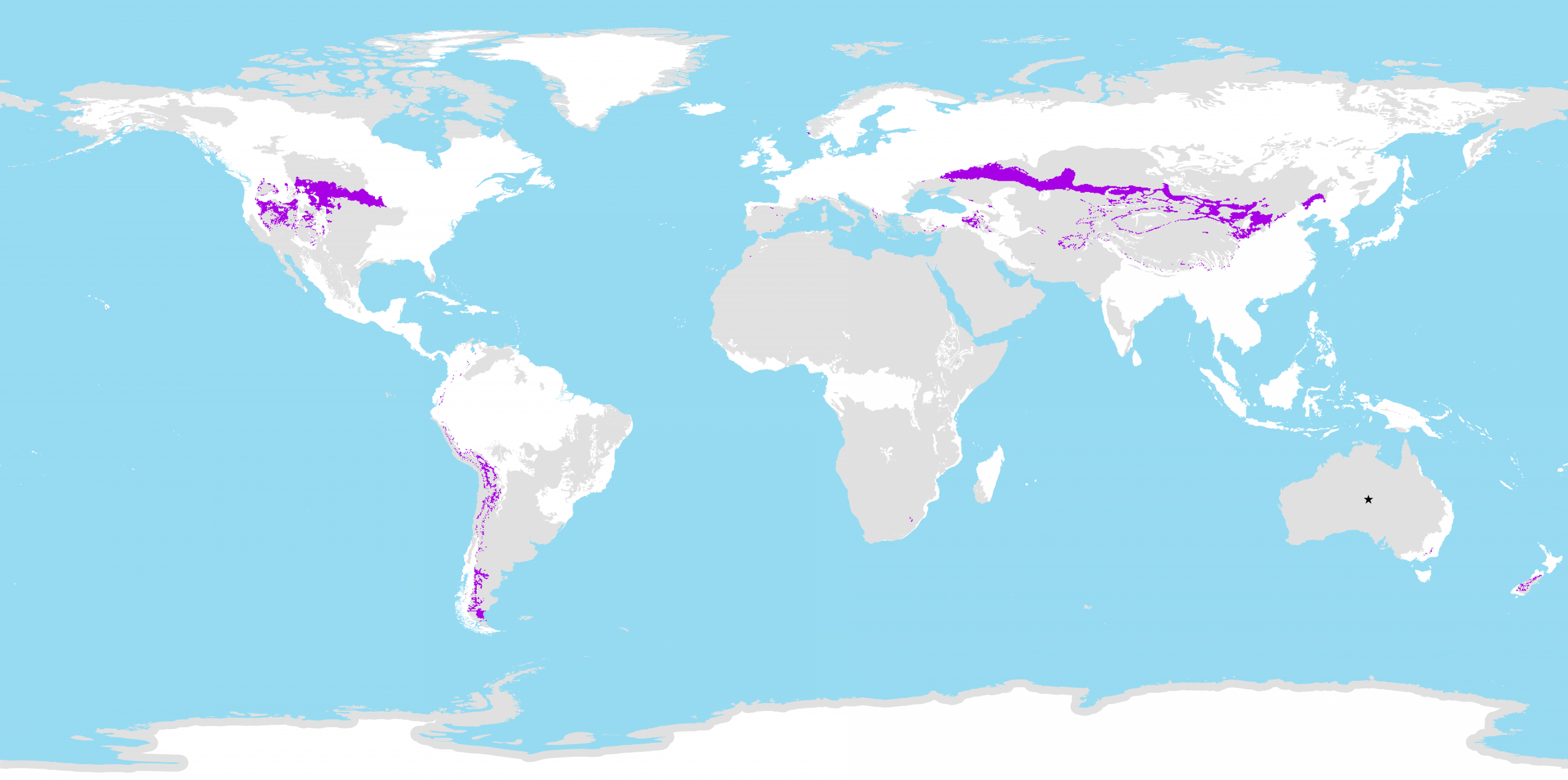 Average Annual Temperature variation below 8°C in the 2000s to above 8°C by the 2050s found in rangelands