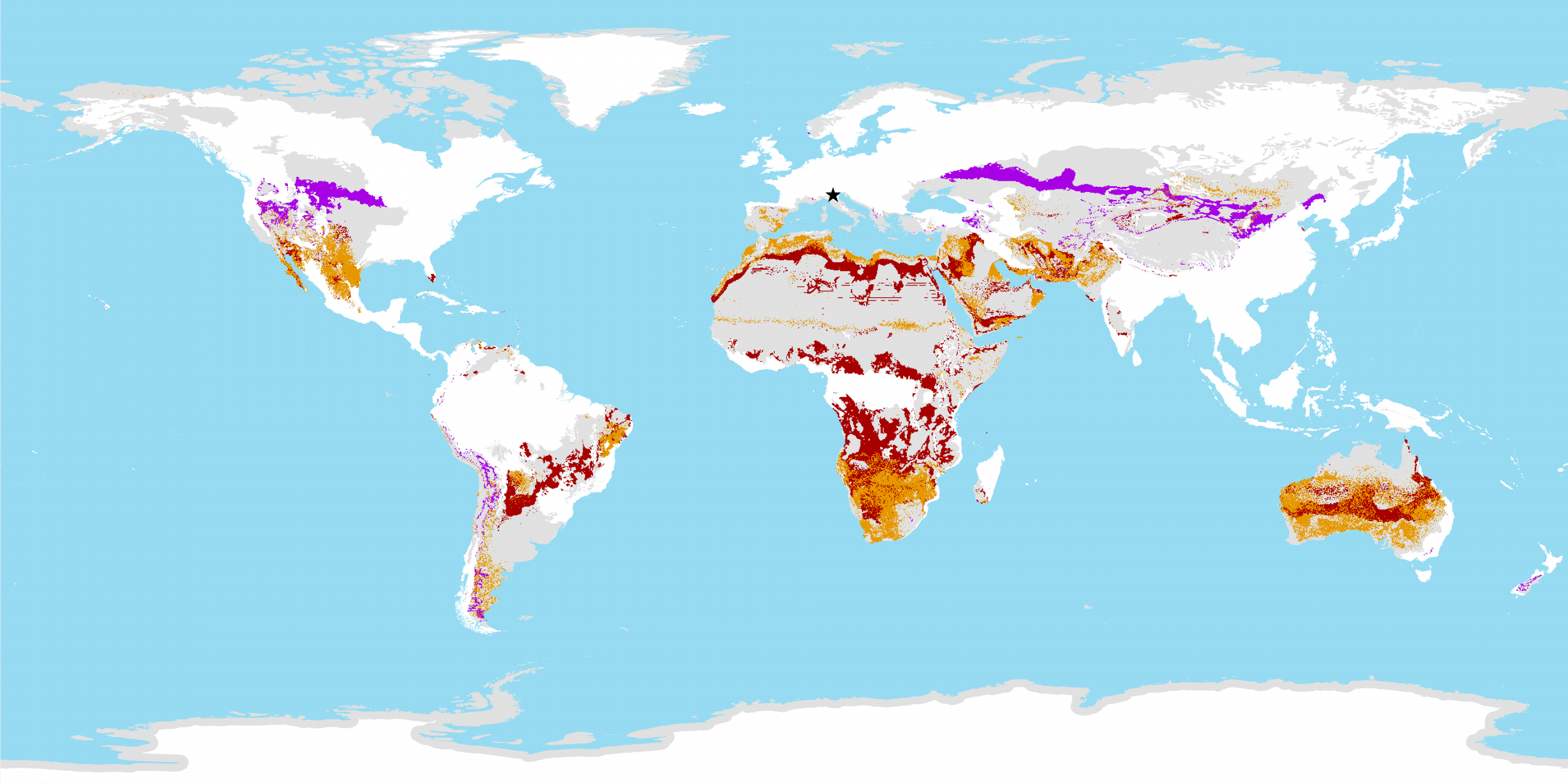 Three climate change thresholds found rangelands